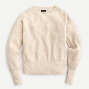 J. Crew Balloon-sleeve crewneck sweater